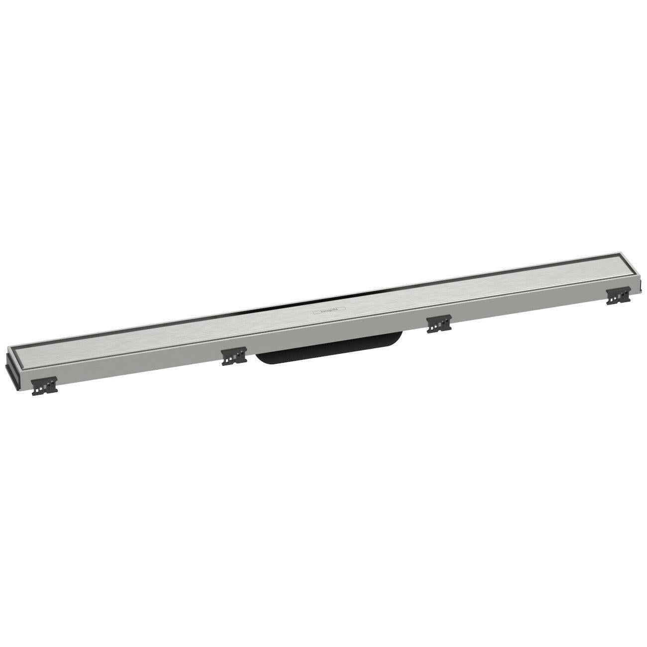 Hansgrohe RainDrain Match zuhanylefolyó színkészlet 80 cm, állítható magasságú keret, szálcsiszolt rozsdamentes acél (56038800)
