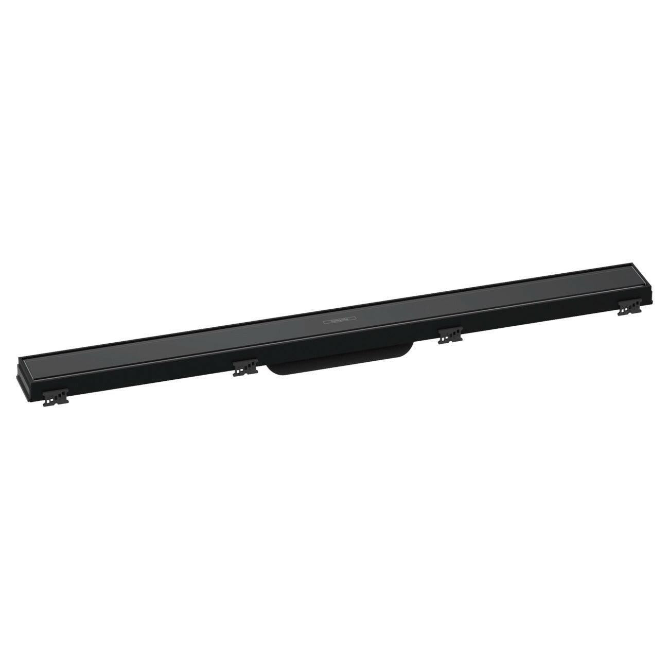 Hansgrohe RainDrain Match zuhanylefolyó színkészlet 90 cm, állítható magasságú keret, fekete (56040610)