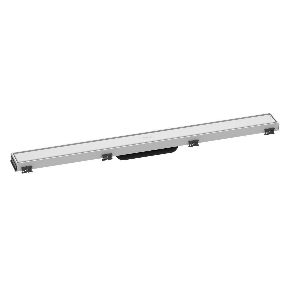 Hansgrohe RainDrain Match zuhanylefolyó színkészlet 90 cm, állítható magasságú keret, matt fehér (56040700)