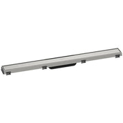 Hansgrohe RainDrain Match zuhanylefolyó színkészlet 90 cm, állítható magasságú keret, szálcsiszolt rozsdamentes acél (56040800)