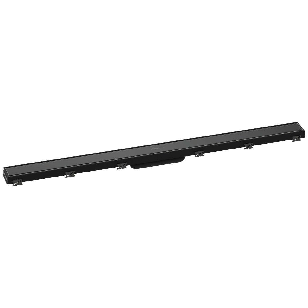 Hansgrohe RainDrain Match zuhanylefolyó színkészlet 120 cm, állítható magasságú keret, fekete (56042610)
