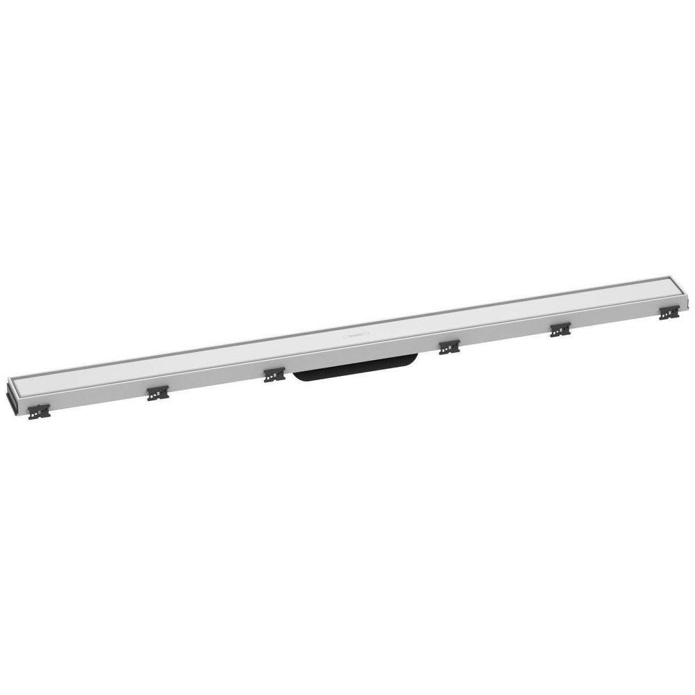 Hansgrohe RainDrain Match zuhanylefolyó színkészlet 120 cm, állítható magasságú keret, matt fehér (56042700)