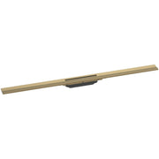 Hansgrohe RainDrain Flex zuhanylefolyó színkészlet 100 cm, formára vágható, szálcsiszolt bronz (56046140)