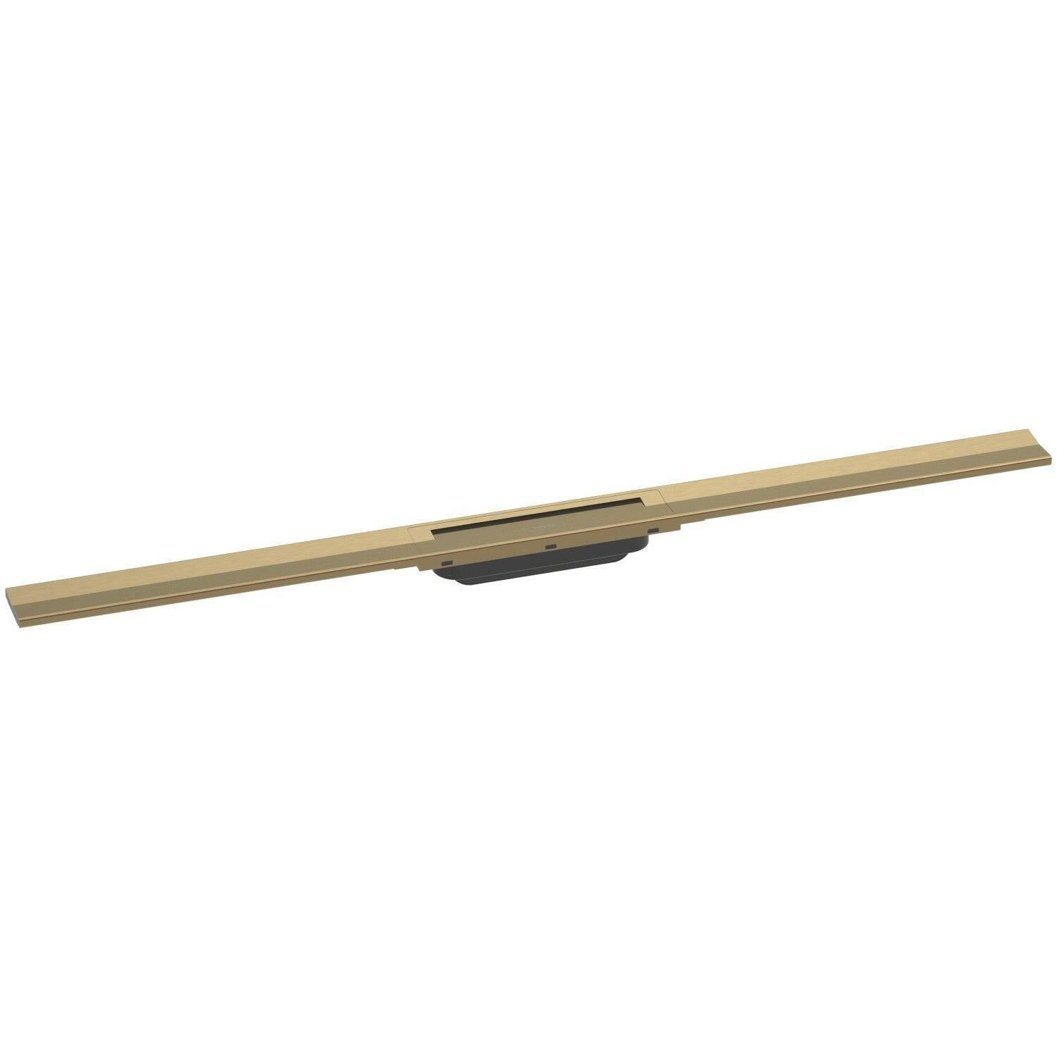 Hansgrohe RainDrain Flex zuhanylefolyó színkészlet 100 cm, formára vágható, szálcsiszolt bronz (56046140)