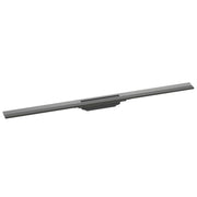 Hansgrohe RainDrain Flex zuhanylefolyó színkészlet 100 cm, formára vágható, szálcsiszolt fekete (56046340)