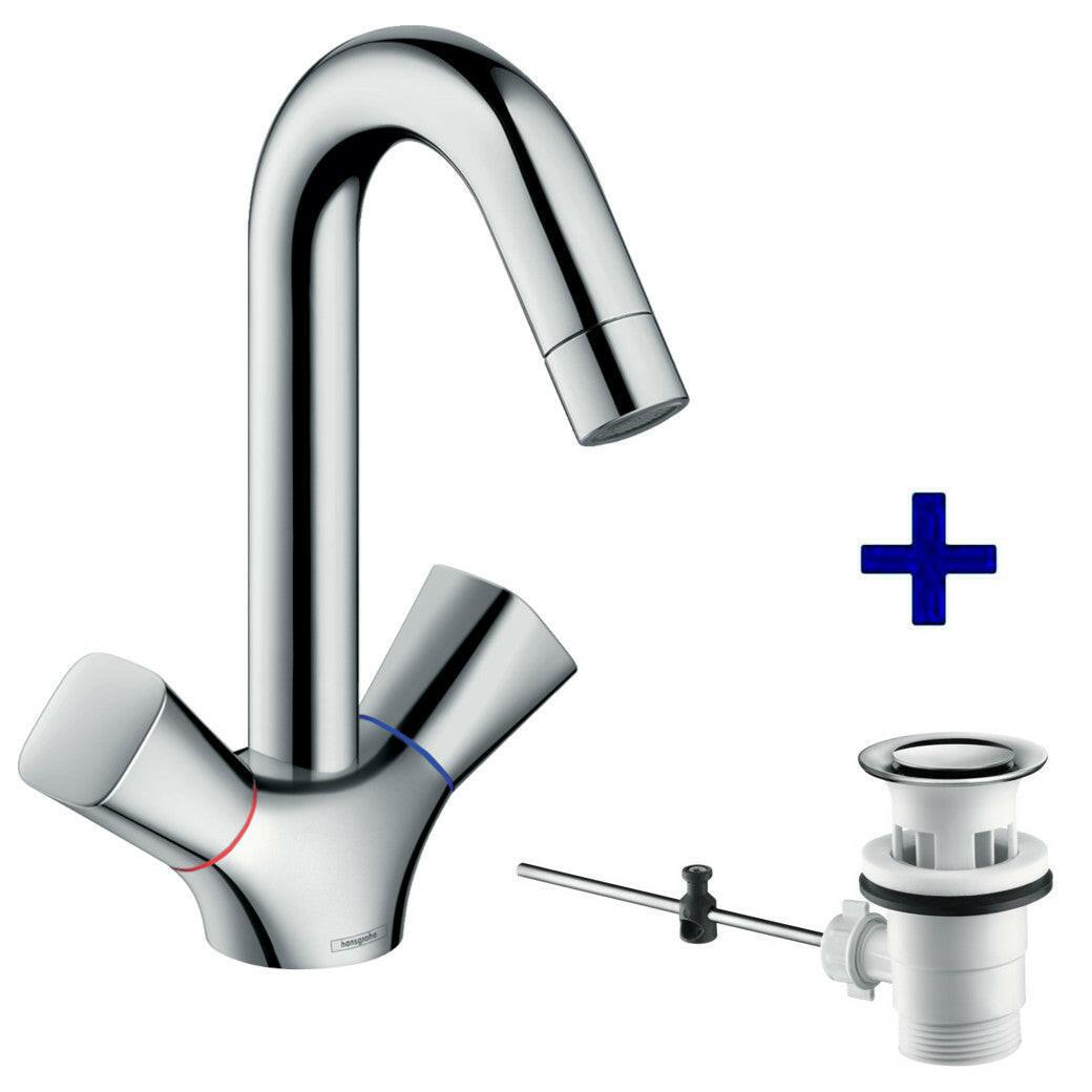 Hansgrohe Logis mosdócsaptelep kétkaros (71222000)