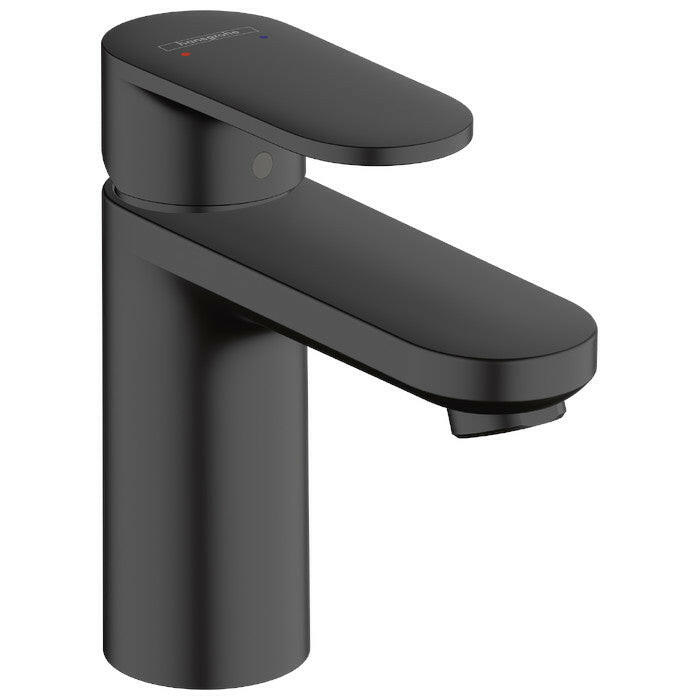 Hansgrohe Vernis Blend matt fekete egykaros mosdócsaptelep 100, automata lefolyógarnitúrával ( 71551670 )