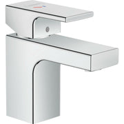 Hansgrohe Vernis Shape egykaros mosdócsaptelep 70, CoolStart, automata lefolyógarnitúrával