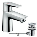 Hansgrohe Talis E mosdócsaptelep 80 CoolStart + automata lefolyó (71703000)-0