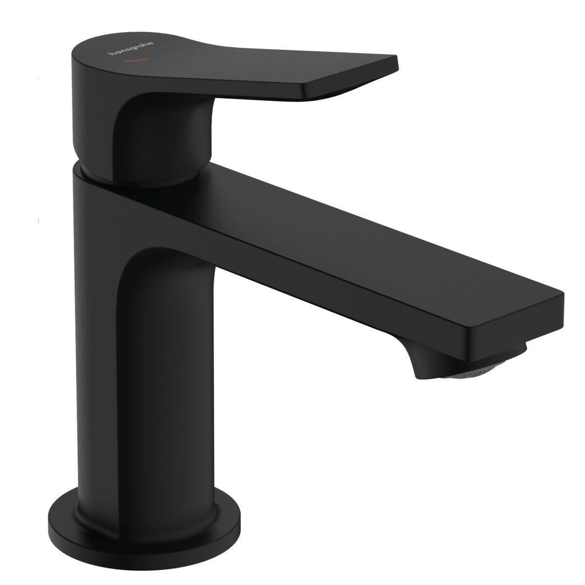 Hansgrohe Zebris mosdócsaptelep 80 CoolStart, leeresztő garnitúra nélkül, matt fekete (72573670)