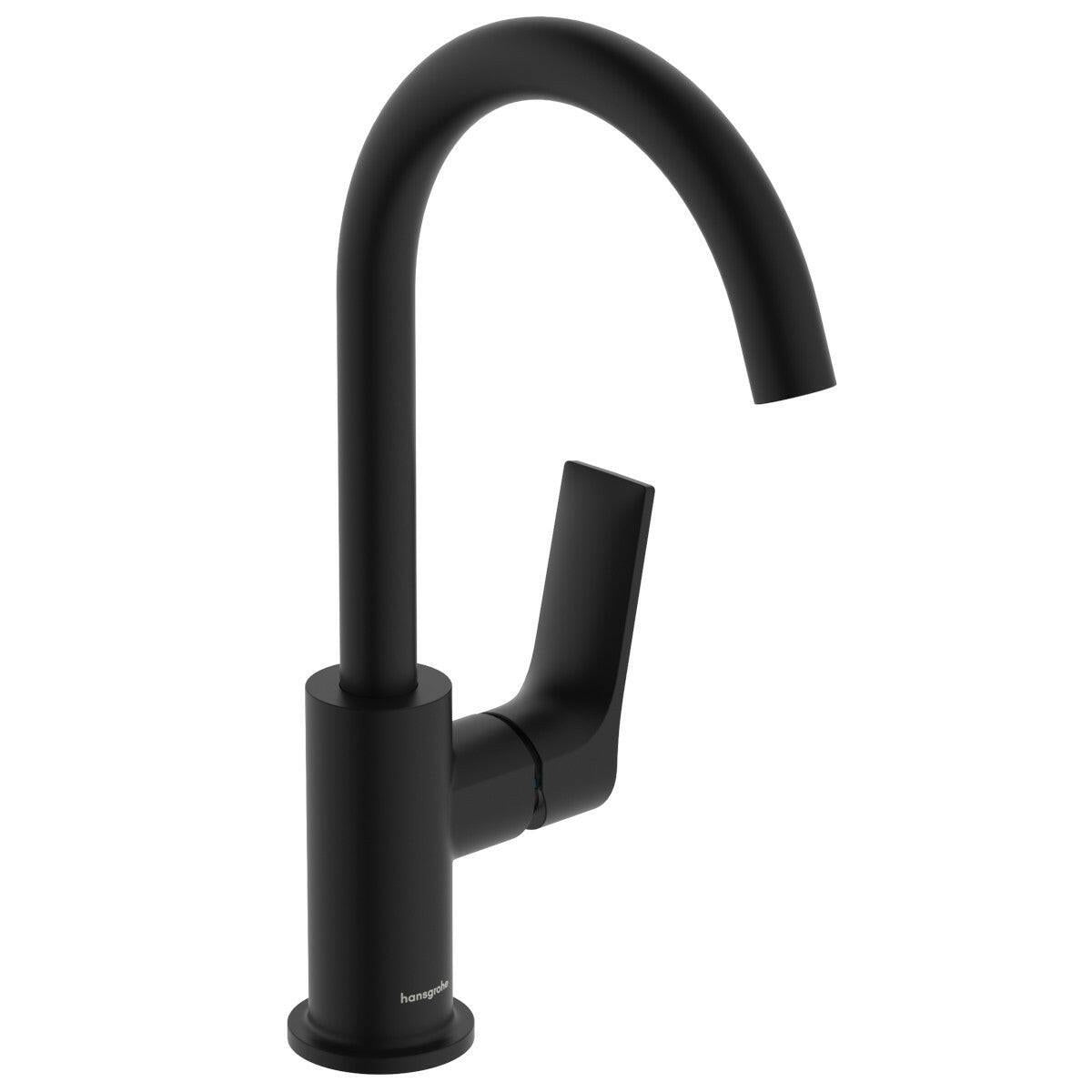 Hansgrohe Zebris mosdócsaptelep 210, elforgatható kifolyócsővel, automata leeresztővel, matt fekete (72574670)