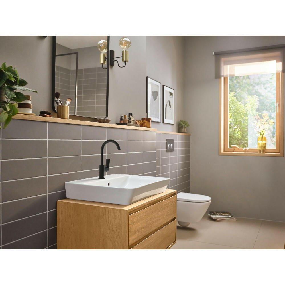 Hansgrohe Zebris mosdócsaptelep 210, elforgatható kifolyócsővel, automata leeresztővel, matt fekete (72574670)