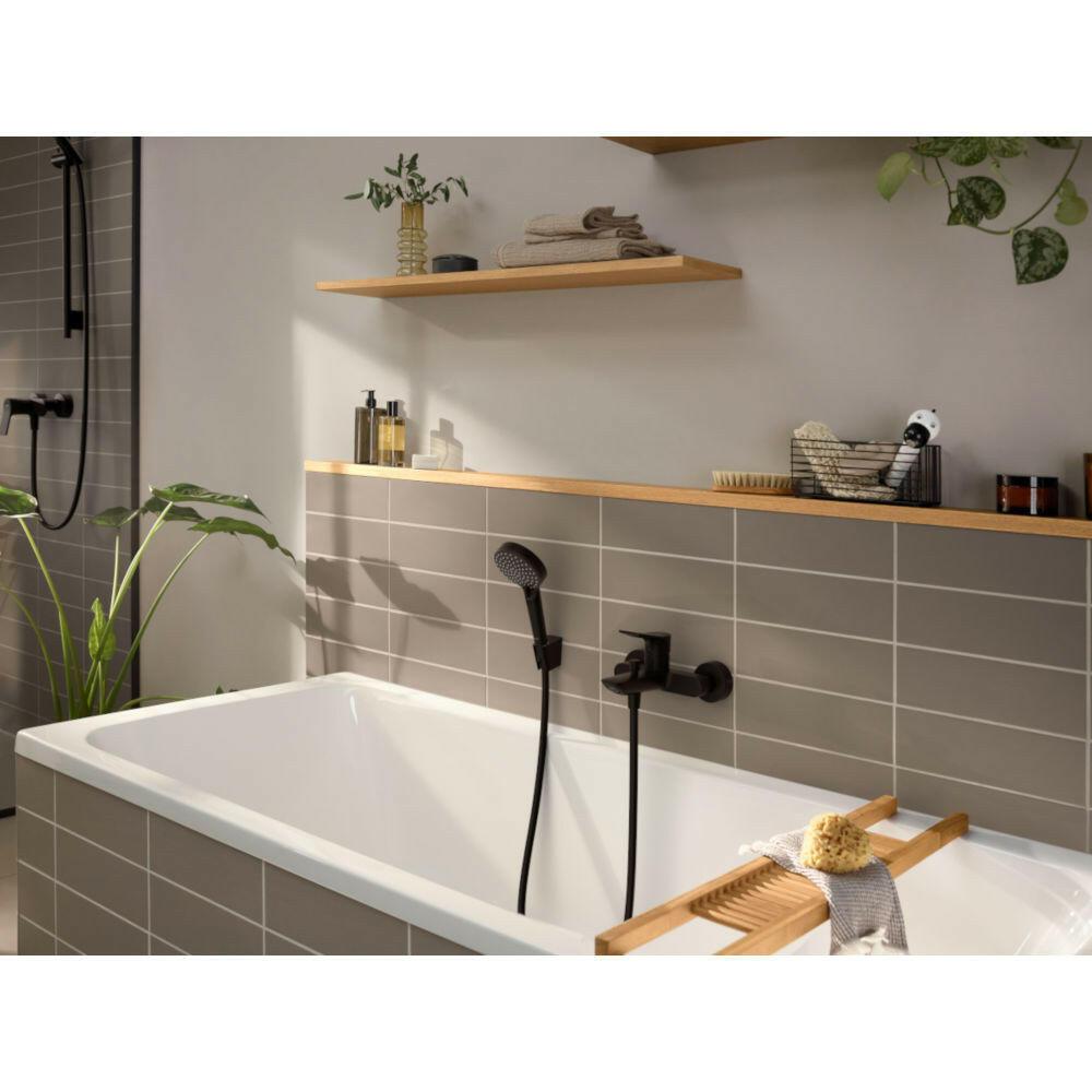 Hansgrohe Zebris kádcsaptelep zuhanyszett nélkül, matt fekete (72575670)