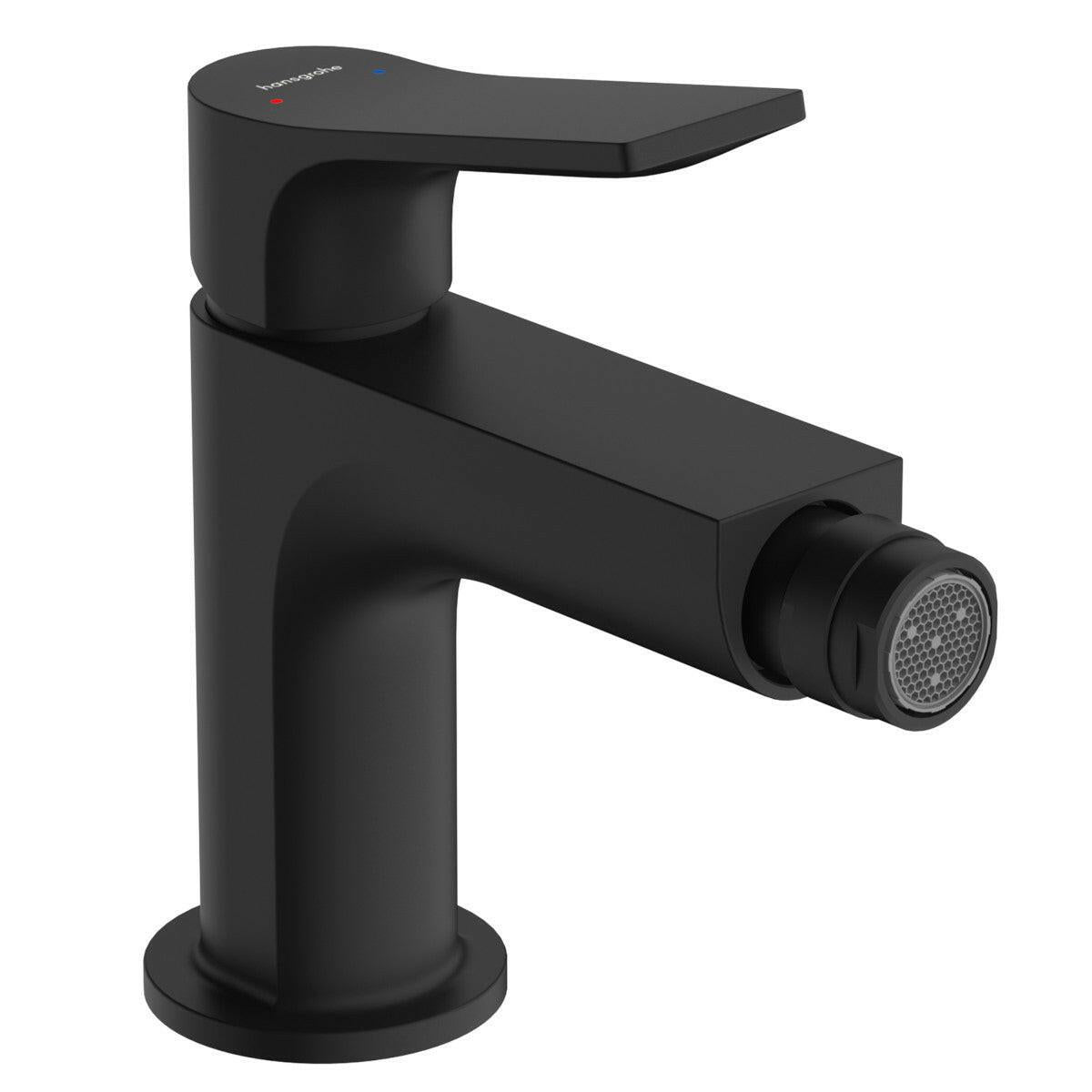 Hansgrohe Zebris bidé csaptelep automata lefolyógarnitúrával, matt fekete (72579670)