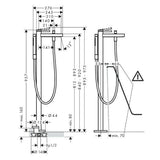 Hansgrohe Finoris szabadonálló kádcsaptelep-1