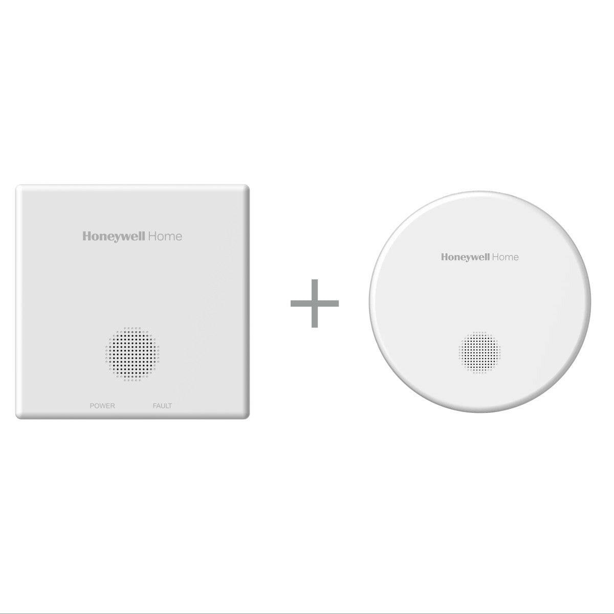 Honeywell Biztonságos Otthon Basic csomag - szén-monoxid jelző (R200C-2) + füstérzékelő (R200S-2)-0