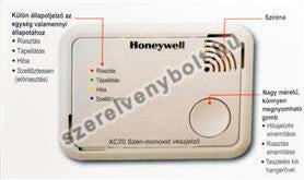 HONEYWELL Szénmonoxid érzékelő XC70 7 év élettartam - kifutó