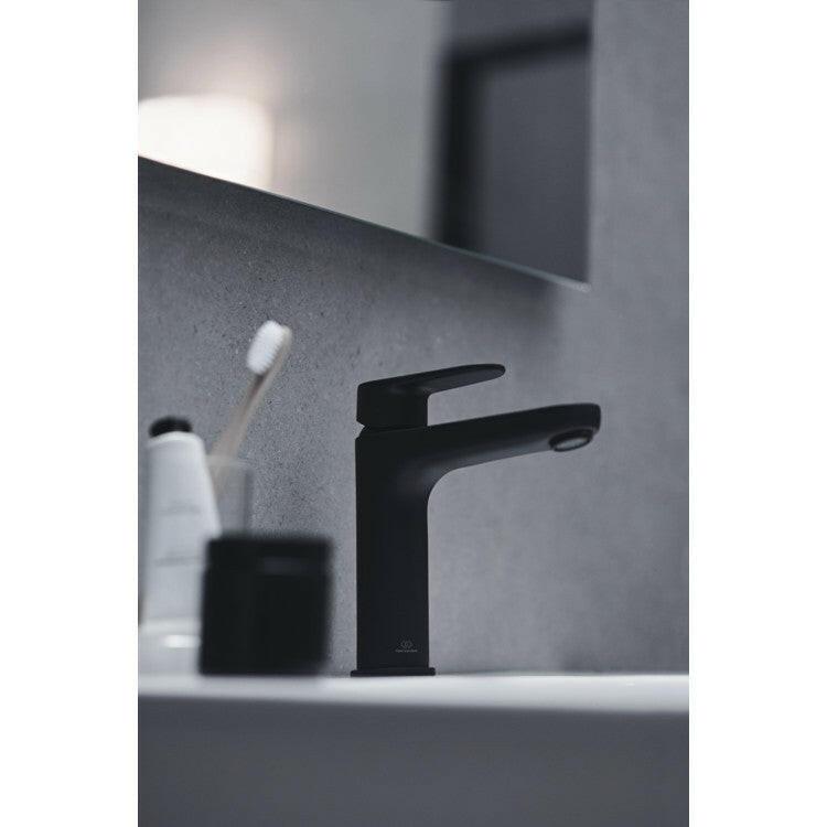 Ideal Standard Cerafine O mosdó csaptelep, Click - Clack leeresztővel, matt fekete (BD131XG)