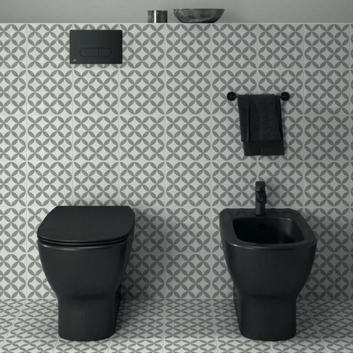 Ideal Standard Oleas M3 WC tartály nyomólap, matt fekete (R0123A6)