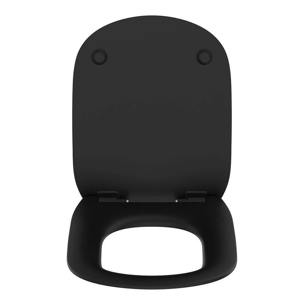 Ideal Standard Tesi WC ülőke, Soft Close, matt fekete (T3527V3)