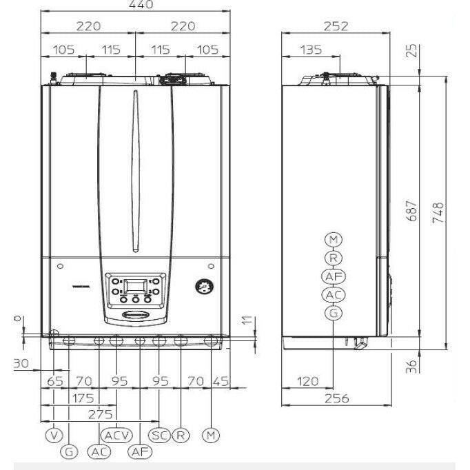 Immergas Victrix Tera 35 Plus kondenzációs gázkazán, fűtő 37,9 Kw (3.032934)-1