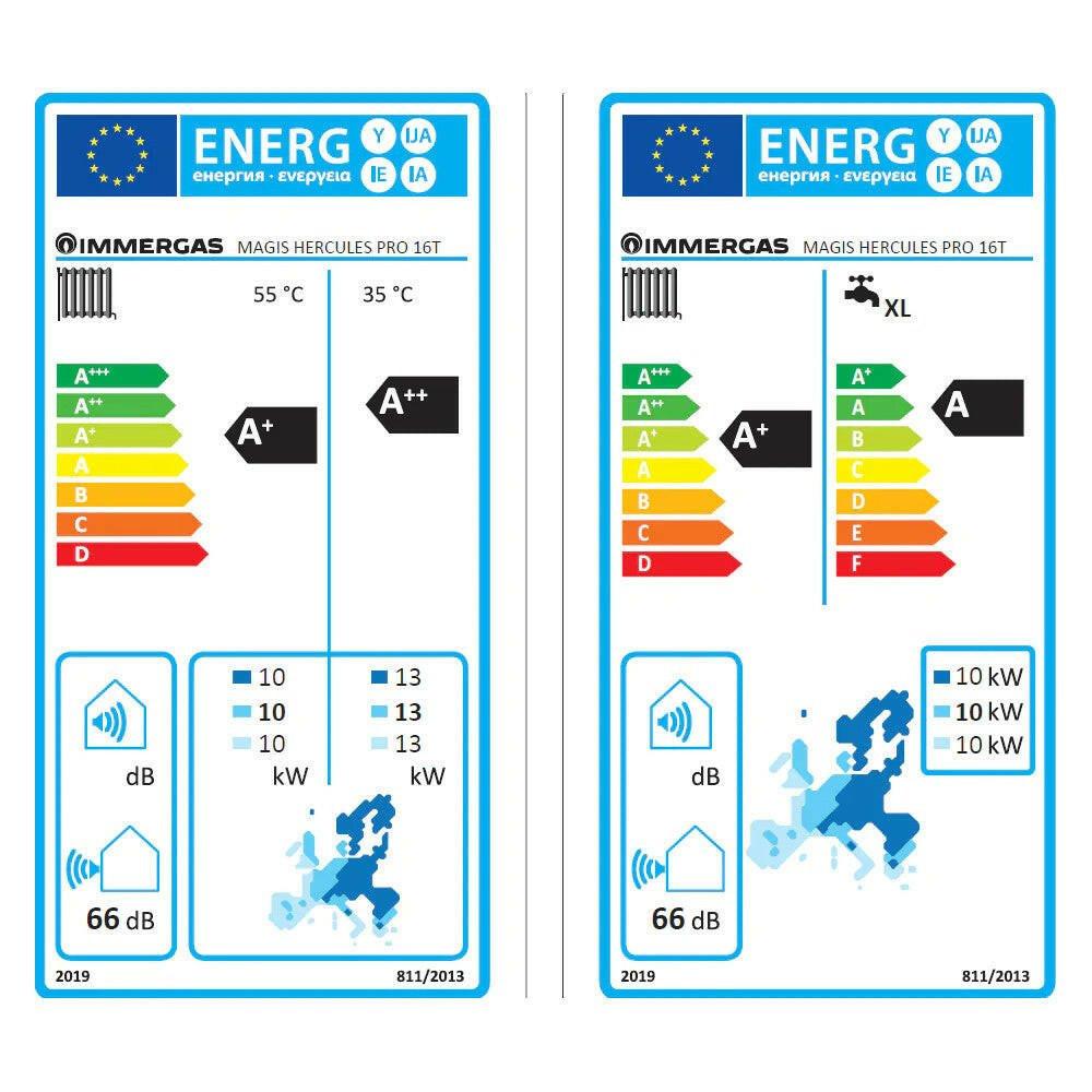 Immergas Magis Hercules Pro 16 T split hőszivattyú előszerelt HMV tárolóval, 3 fázis, R410A