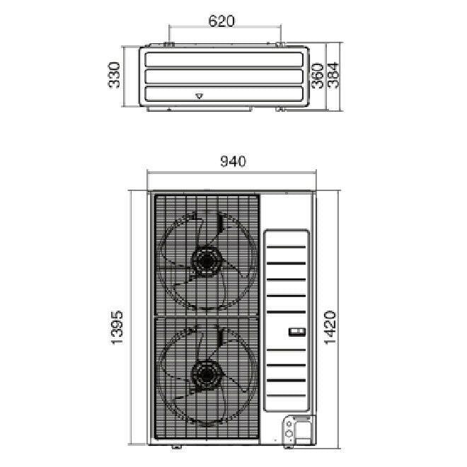 Immergas Magis Combo 12 plus V2 T split hőszivattyú és kondenzációs kazán egyben, 3 fázis, R410A
