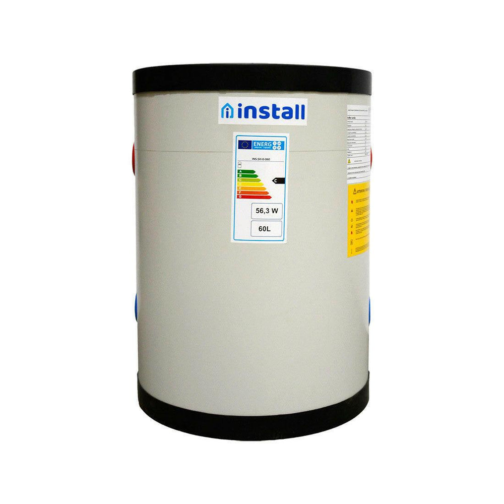 Install Storax Terra puffertároló, 60l, hőcserélő nélkül, PU szigeteléssel, fali (SH - 0 - 060)