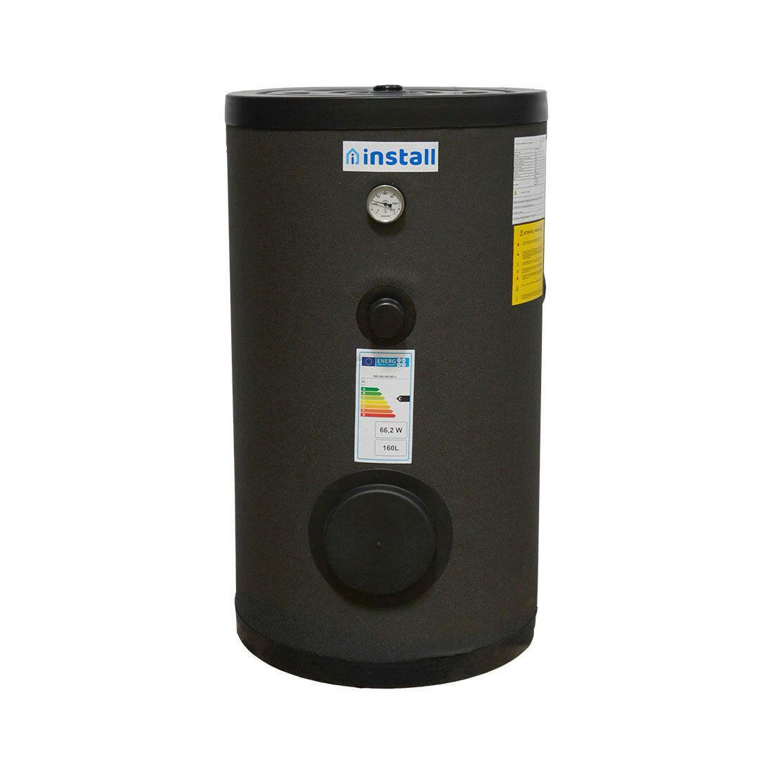 Install Watex indirekt tároló, 160liter, 1 hőcserélő (0,89 m2), PU szigeteléssel ( INS - SW - N0160 - 1 )