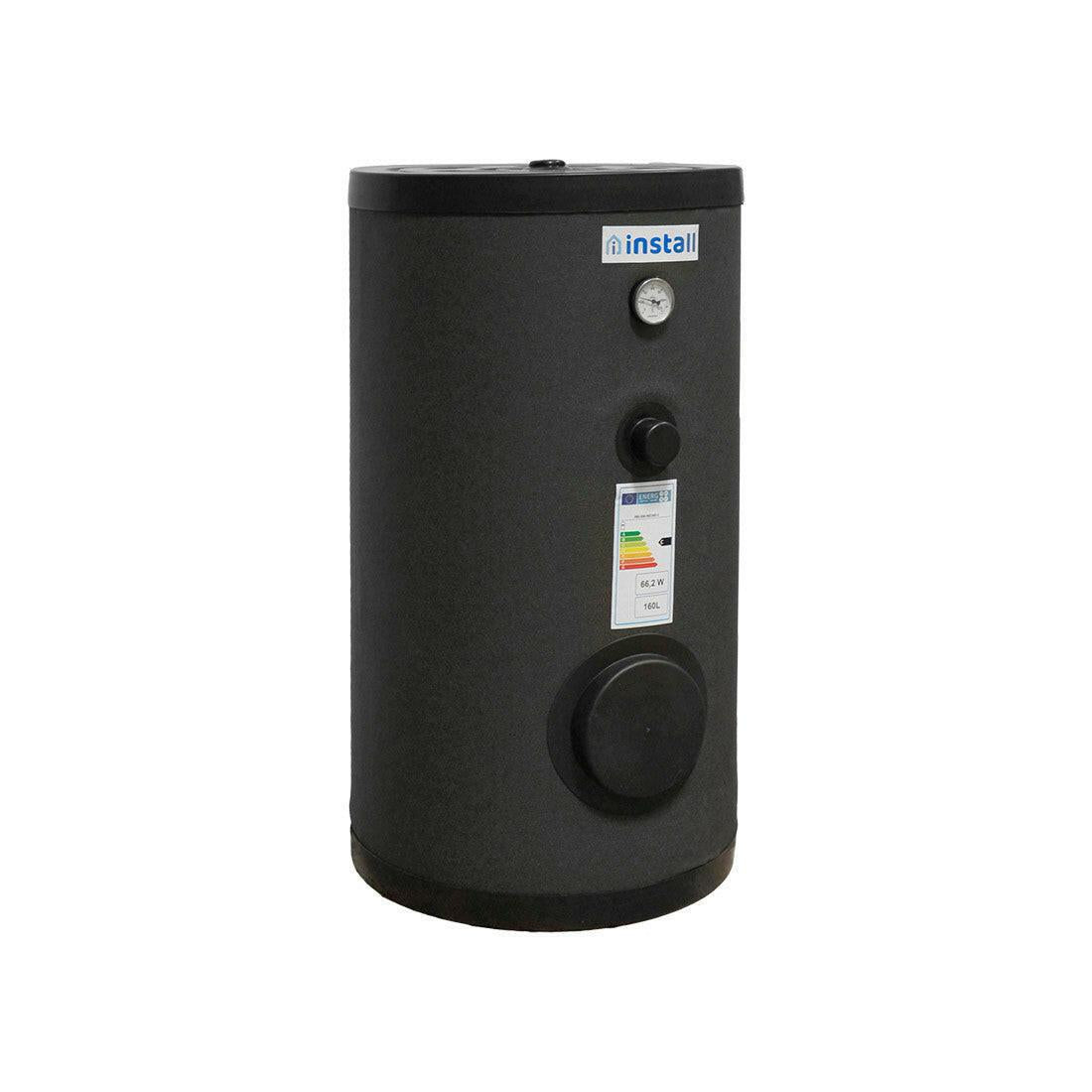 Install Watex indirekt tároló, 160liter, 1 hőcserélő (0,89 m2), PU szigeteléssel ( INS - SW - N0160 - 1 )