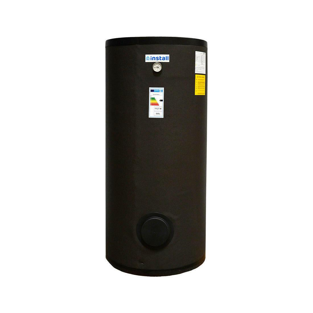 Install Watex indirekt tároló, 500 liter, PU szigeteléssel, (hőcserélő 1,98 m2) ( INS - SW - N0500 - 1 )