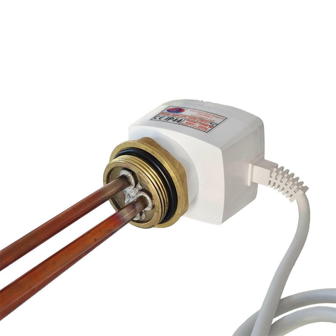 Install Heatax elektromos fűtőbetét 2 kW 230V - 6/4", 420 mm bemerülés (EH - 2KW64230)