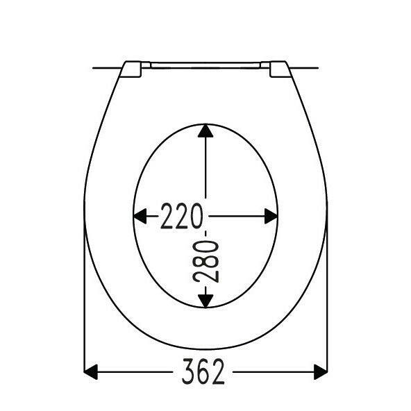 AquaRosa WC ülőke, Venice lecsapódásgátlós (Pomaca + C5801Y)-6