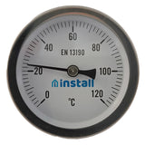 Install hőmérő 63-as 0-120°C 200mm-2