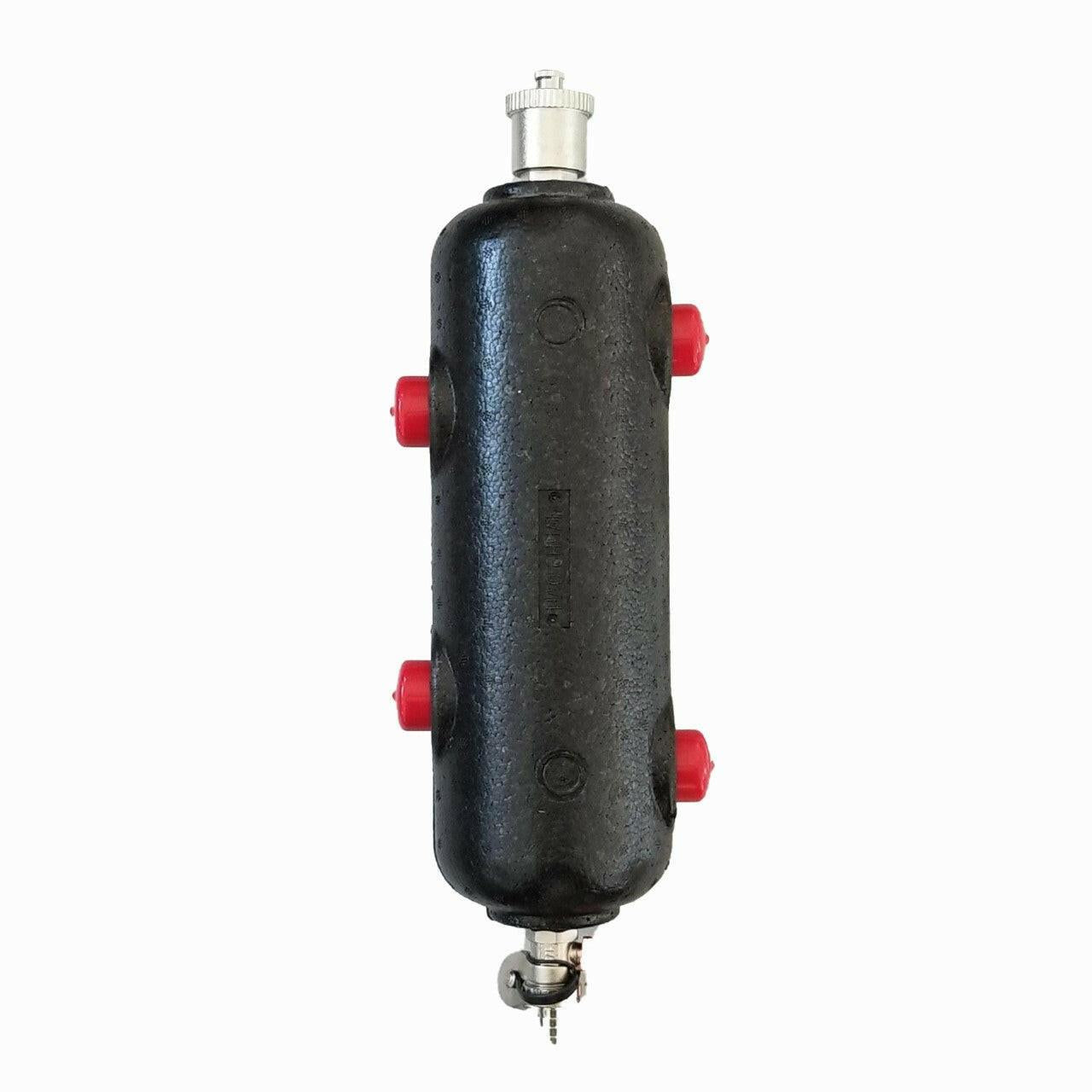 Install Xchange Hidraulikus váltó 1" - D76 inox 4800l/h (légtelenítővel,kazántöltővel,szigetelt)