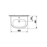 JIKA Mosdó Zeta 60x47 1 csaplyuk (H8103920001041)-3