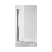 Jika Tigo kádparaván 80x150cm, jobb/bal, fényes ezüst profil, 6 mm átlátszó üveg ( H2562130026681 )