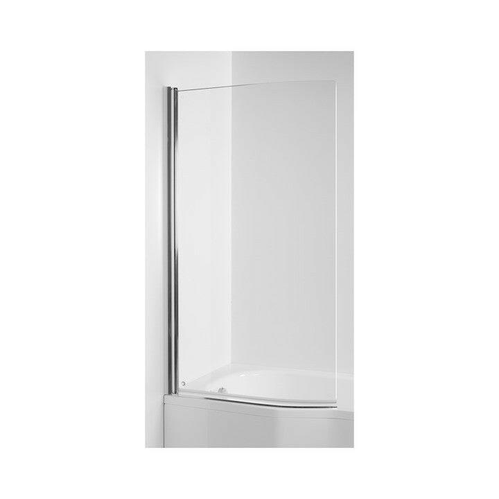 Jika Tigo kádparaván 80x150cm, jobb/bal, fényes ezüst profil, 6 mm átlátszó üveg ( H2562130026681 )