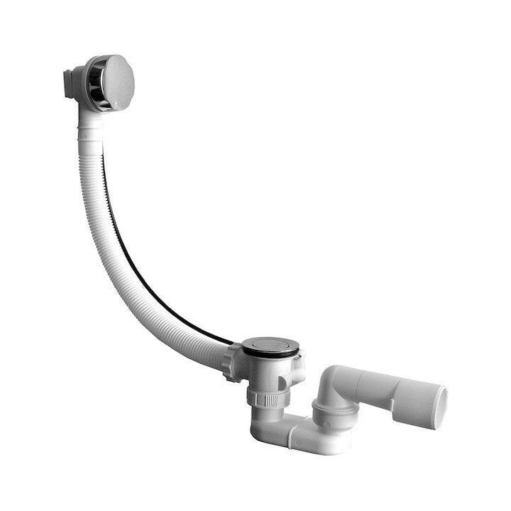 Jika le - és túlfolyó szett, szifonnal 40/50 mm, hossza 550 mm, króm ( H2948150040001 )