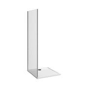 Jika Nion 80 fix zuhanyfal, ezüst/arctic dekor, 78x195 cm ( H2972N10026661 )