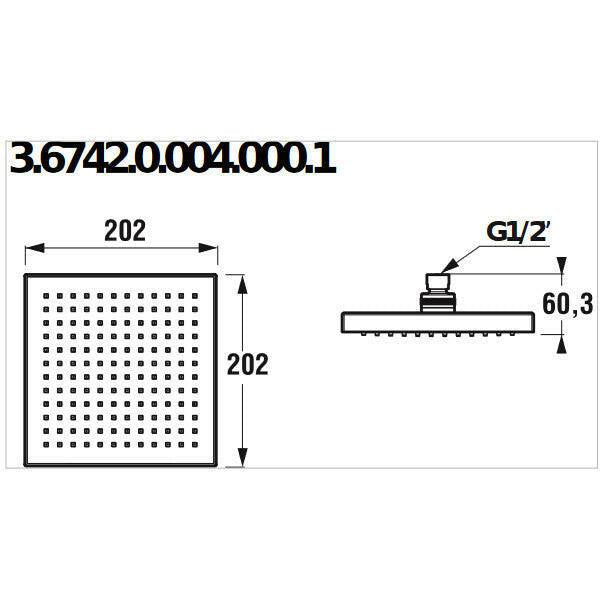 Jika Cubito fejzuhany, króm ( H3674200040001 )