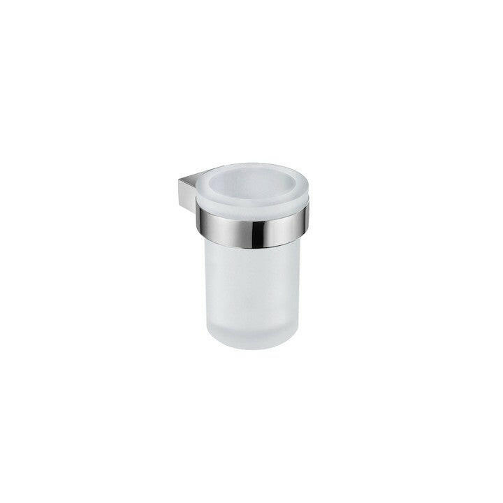 Jika Pure pohártartó, fali, üveg betéttel, 11,5cm, krómozott ( H3823B10040001 )
