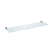 Jika Basic üveg polc, krómozott, matt üveg, 40 cm