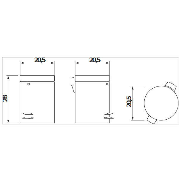 Jika Generic hulladékgyűjtő 5l 245x205-1