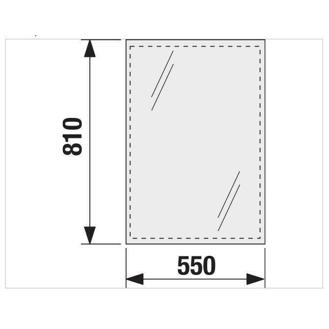 Jika Clear tükör 60x81cm ( H4557211731441 )
