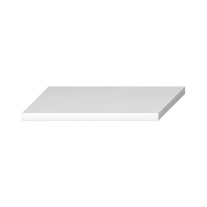 Jika Tigo polc 65 cm - es mosdó alá, 2 konzollal, fehér, 64x36x2,5 cm (H46J2101005001)