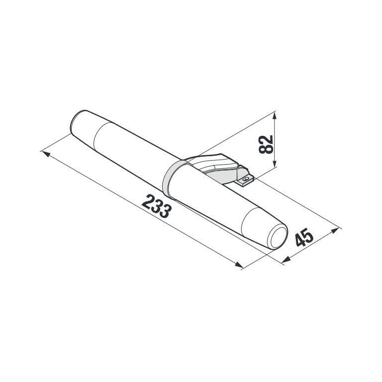 Jika Horizon New led lámpa, 6W, 390LM, 23,3x4,2x8,5 cm ( H47J7302200001 )