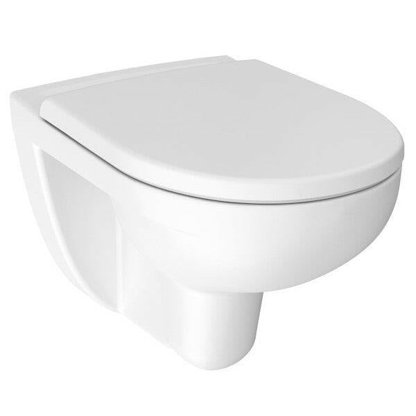 Jika Lyra Plus WC - csésze, fali, mélyöblítésű, perem nélküli, fehér, 53 cm