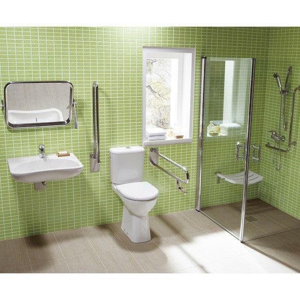 Jika Deep by Jika monoblokkos WC - csésze mozgáskorlátozottak részére, mélyöblítésű, alsó kifolyású