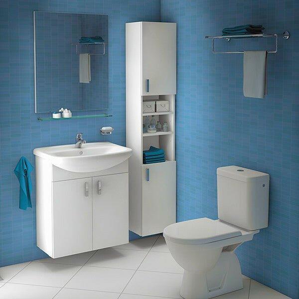 Jika Lyra Plus monoblokkos WC szett, alsó kifolyású, mélyöblítésű, alsó vízbekötés, fehér